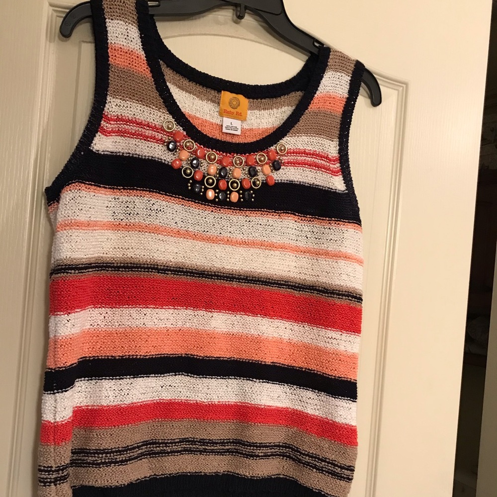 Ruby Rd Lightweight Sleeveless Sweater